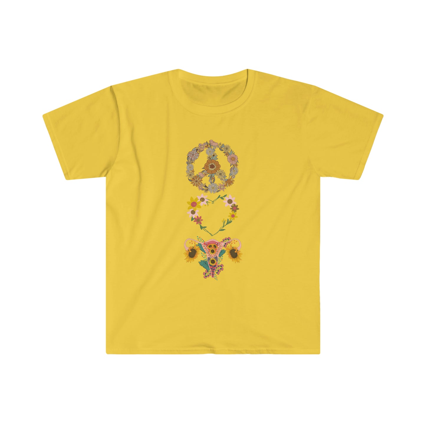 Peace, Love, and Women's Rights Tee