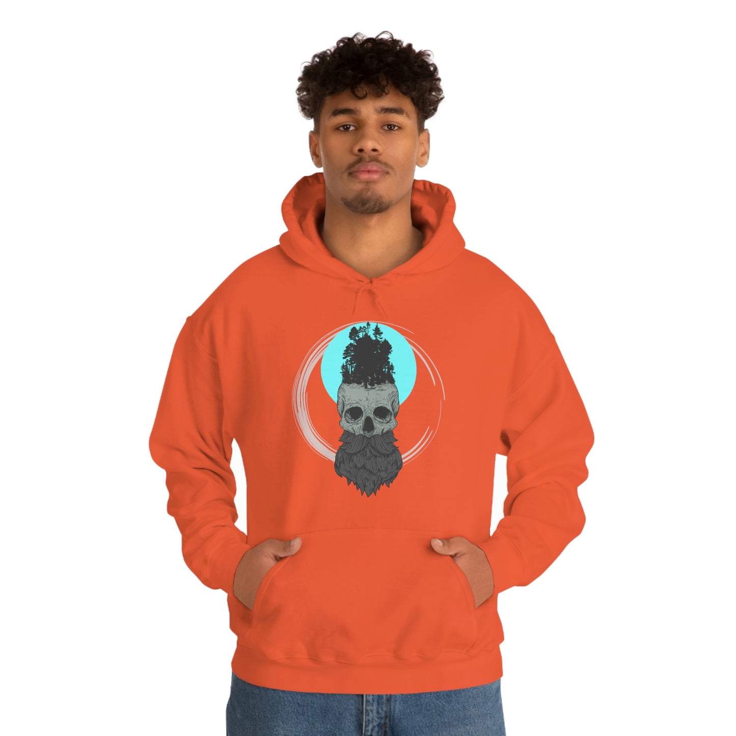 Big and Bearded Hoodie; Bearded Skull Hoodie