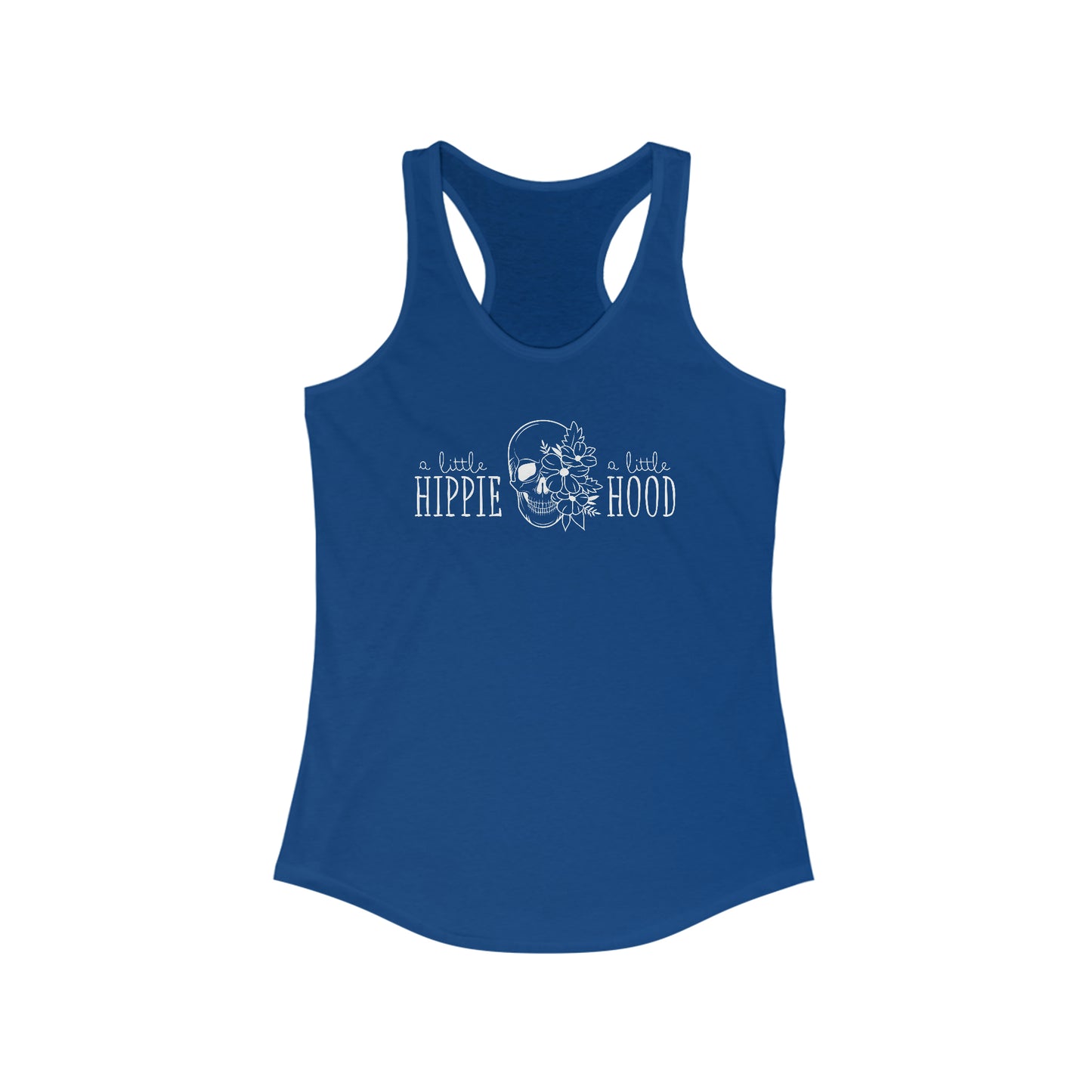 Little Hippie, Little Hood Racerback Tank