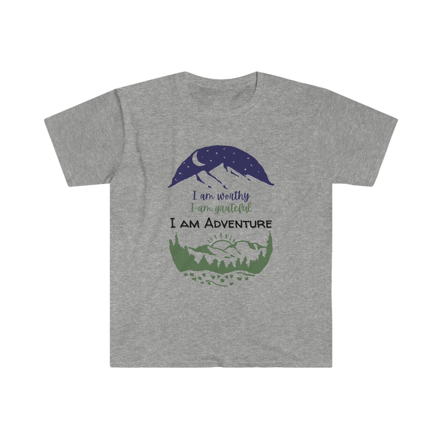 I am Adventure T-Shirt; Hiking Adventure Soft T-Shirt