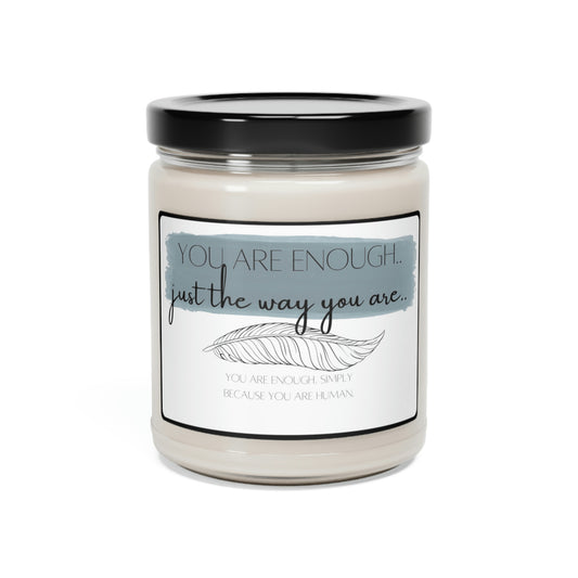 You Are Enough Scented Soy Candle, 9oz