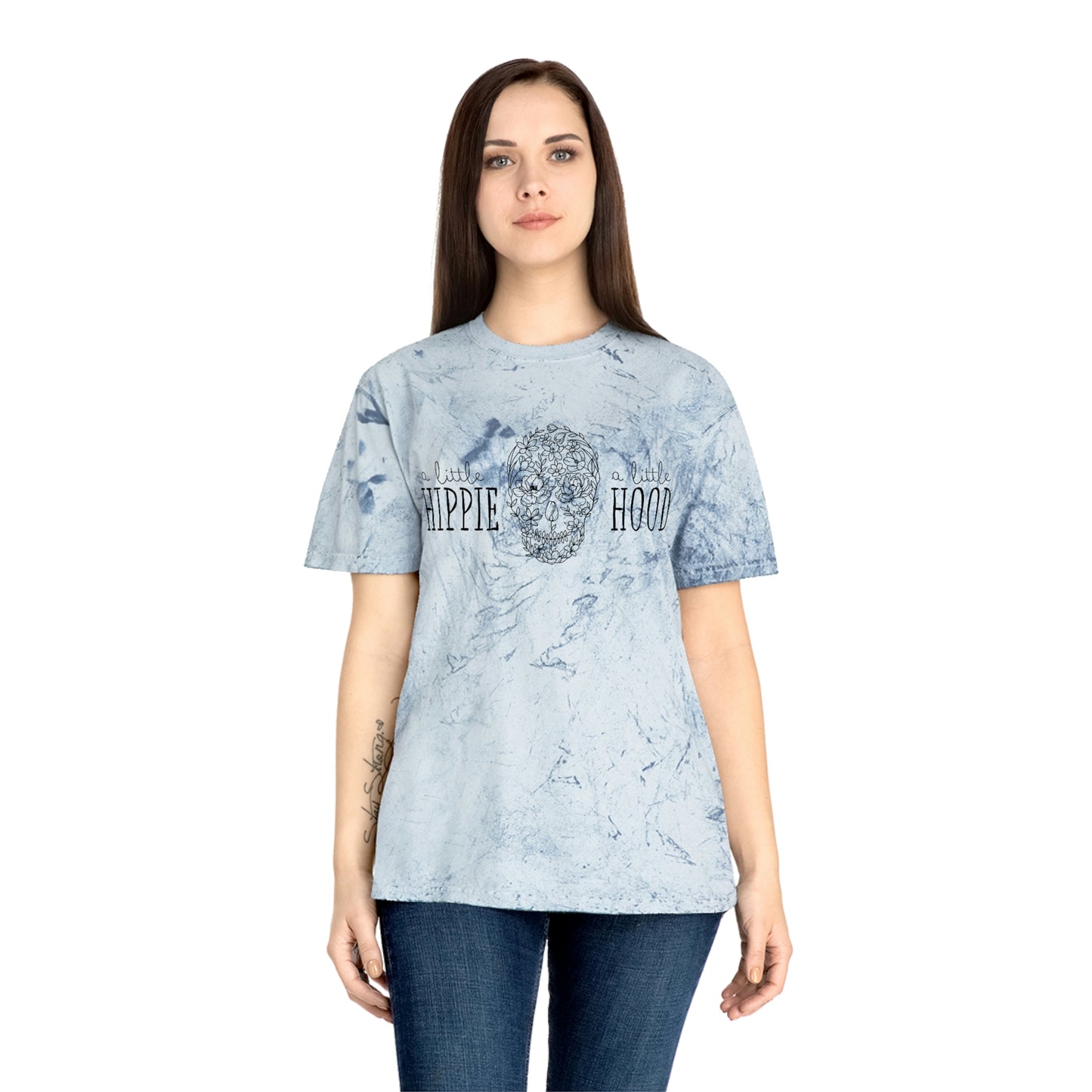 A Little Hippie, A Little Hood Color Blast T-shirt