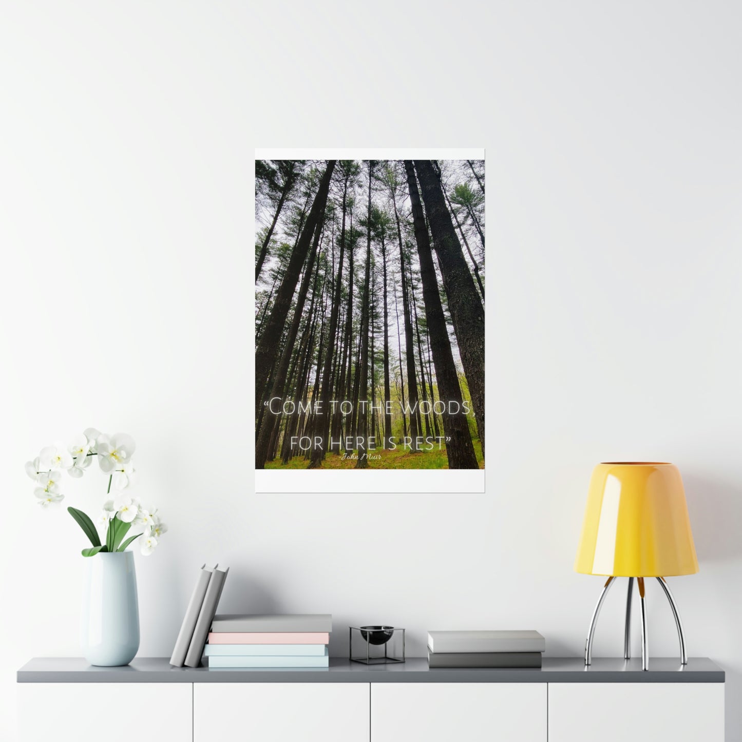 Come To The Woods, John Muir Quote Premium Poster